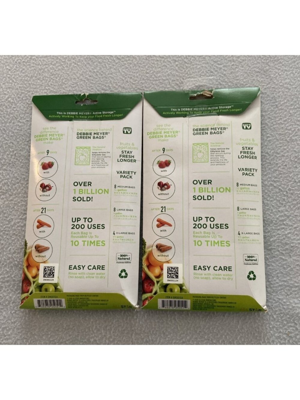 Debbie Meyer Green Bags 40-Pack (16M, 16L, 8XL), Green NEW NWT - Picture 2 of 3